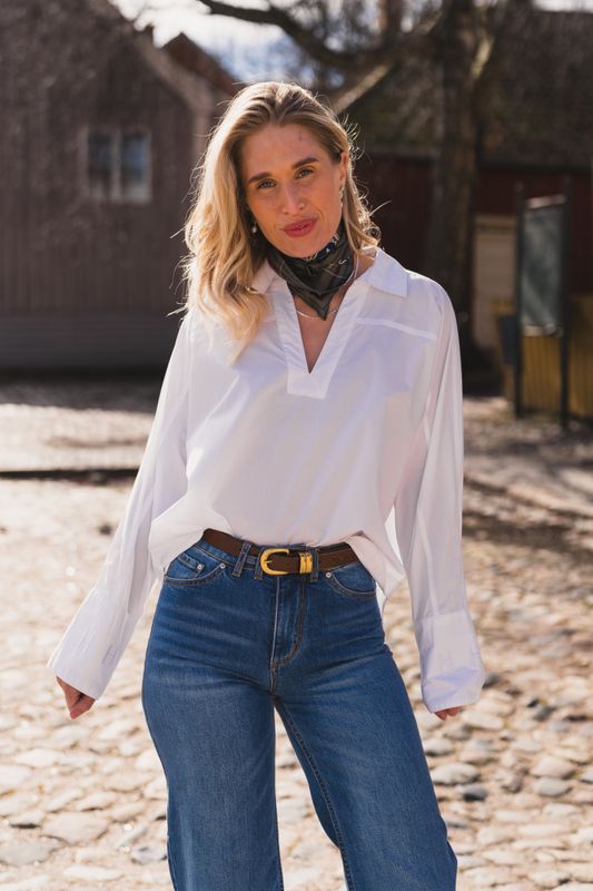 Miriam Shirt White Alyssum 