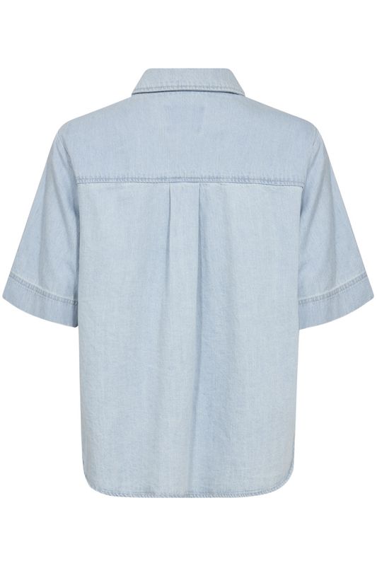 Nicla Shirt Whiteish Blue Denim 