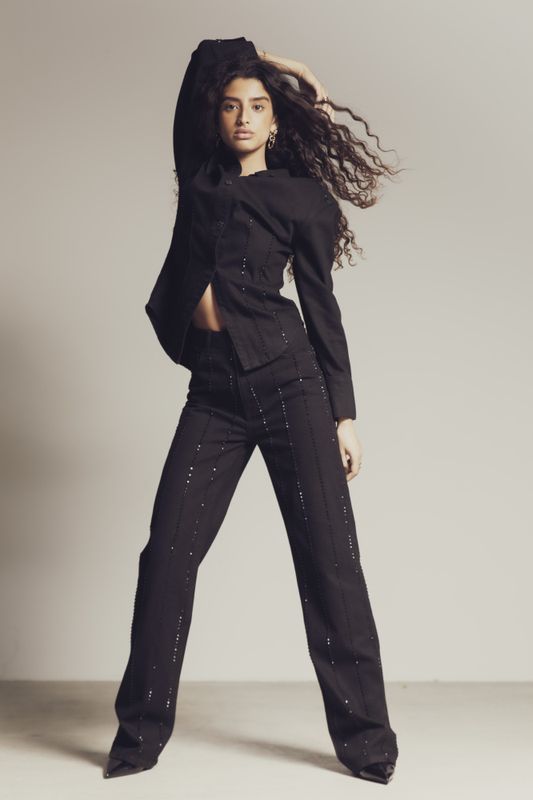 Luca Embellished Black 