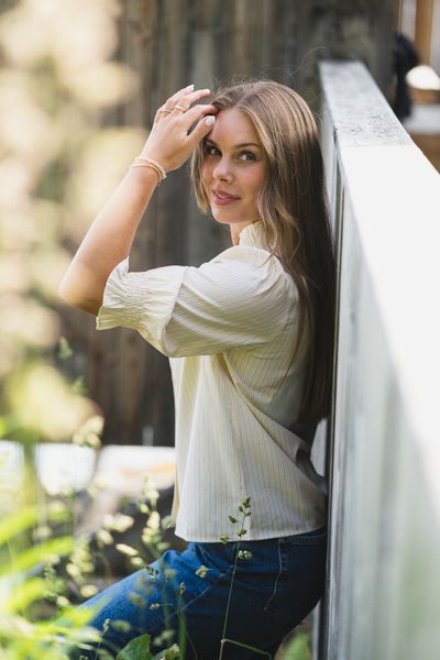 Hovedbilde Briony Striped Shirt Light Yellow 