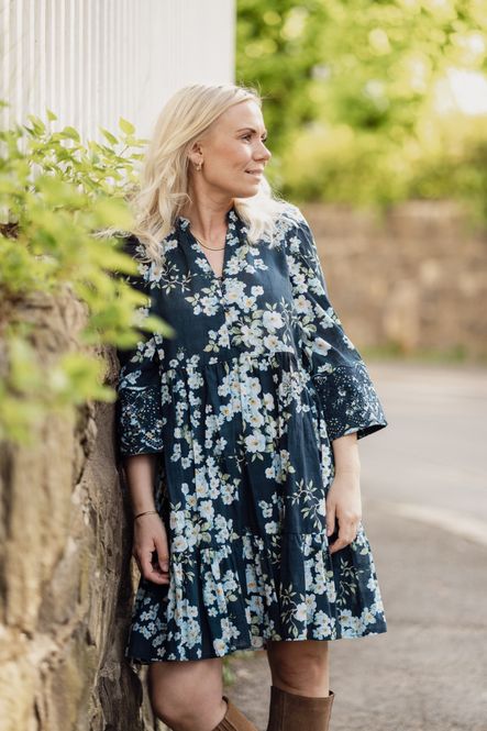 Hovedbilde Cotton Slub Tunic Dress Cherry Blossom 