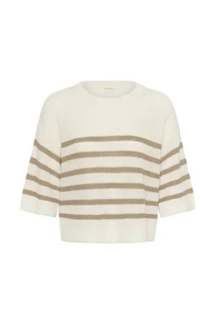 Hovedbilde Aliza Pullover Whisper White/Silver Mink 