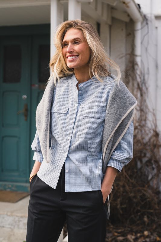 Chinette Shirt Gray Dawn Check