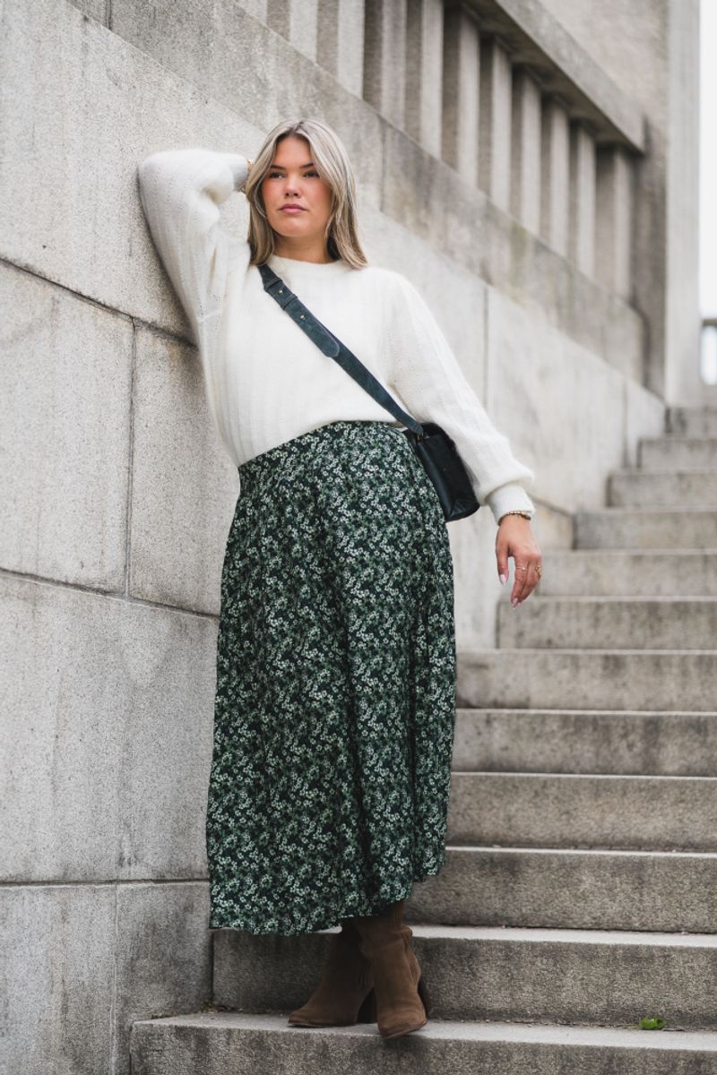 Amalie Puff Pullover Egret 