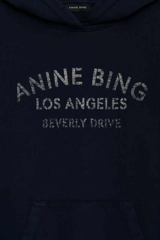 Harvey Sweatshirt Melrose Stencil Navy 