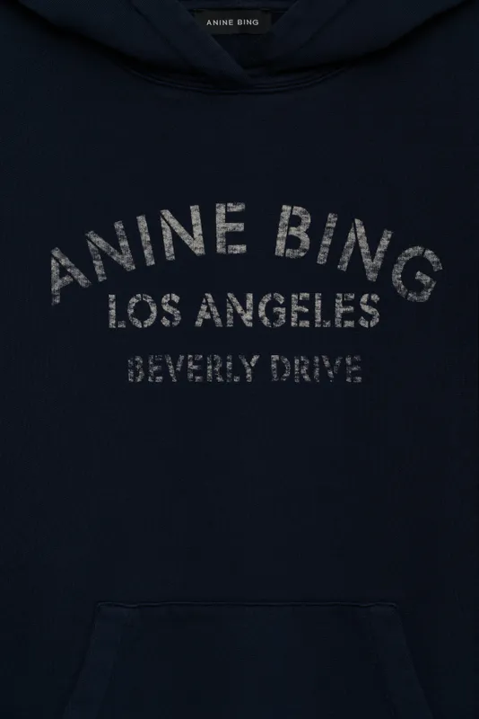 Harvey Sweatshirt Melrose Stencil Navy 