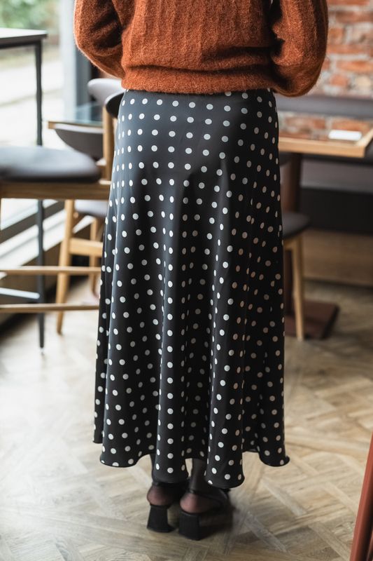 Trine Skirt Black Dot 