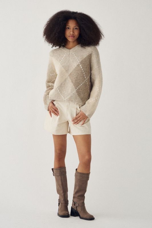 Lai Knit Beige Mix 