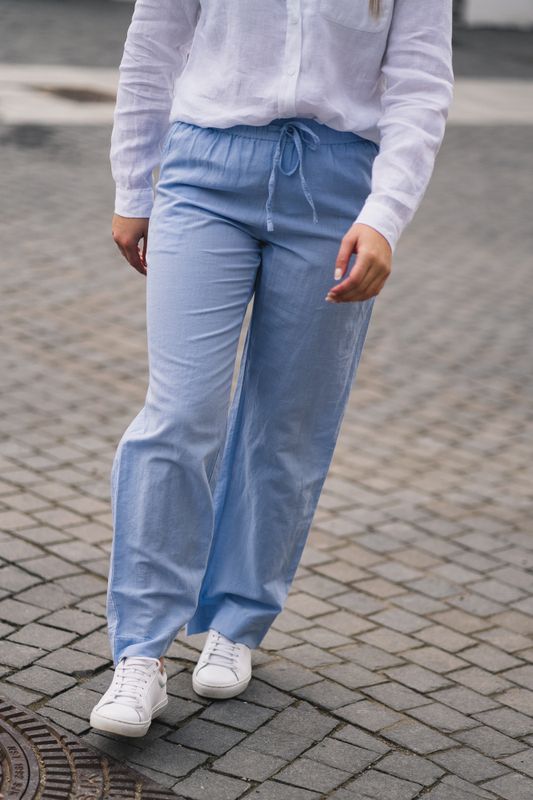 Sonar Linen Pants Light Blue 