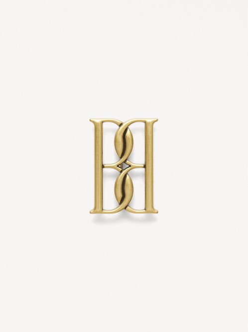 Hovedbilde Mono Smal Gold Tone Brooch 