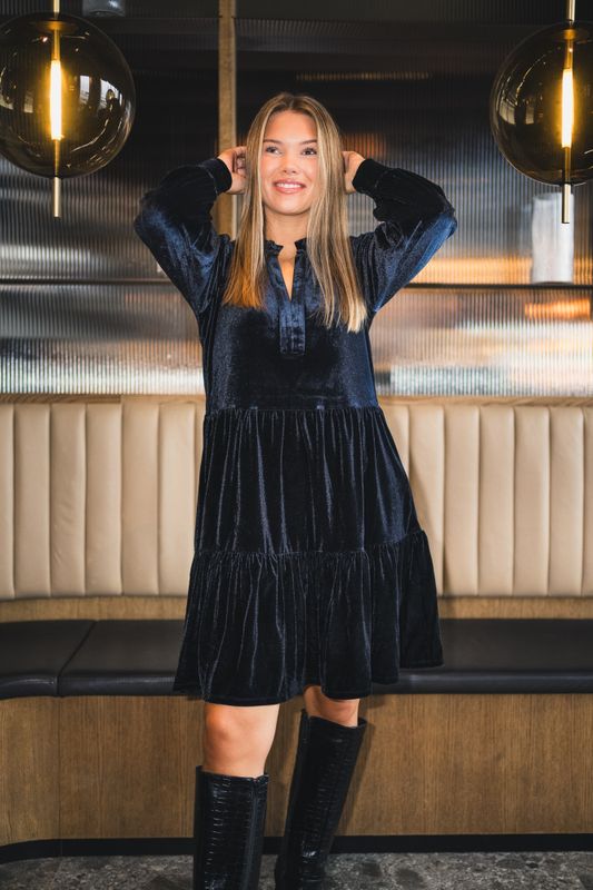 Viggase Dress Dark Navy