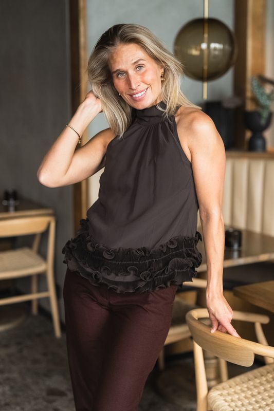 Marjolaine Blouse Chocolate