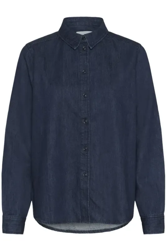 Sarafia Shirt Rinse Blue Denim 