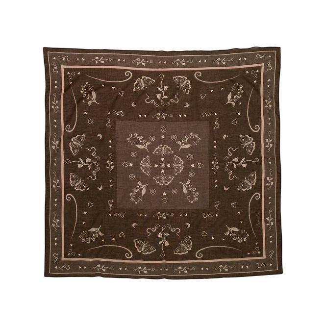 Hovedbilde Olena Scarf 53x53 Brown 
