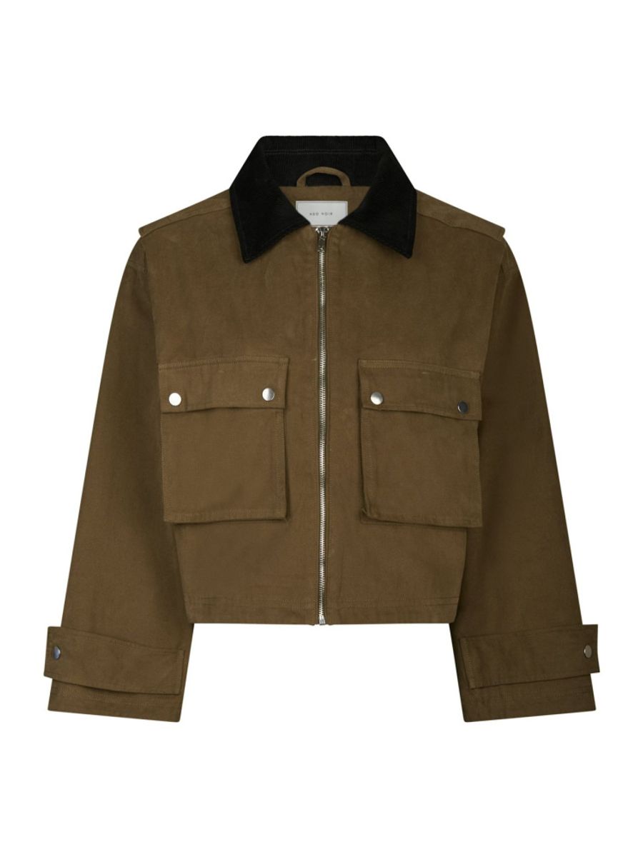 Rivera Canvas Boxy Jacket Army 