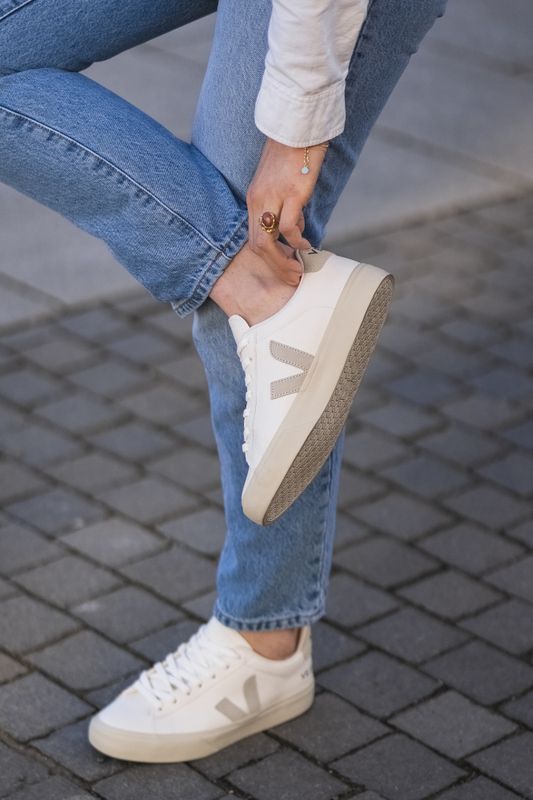 Campo White Natural Suede 