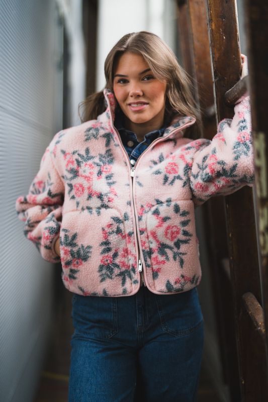Rype Fleece Jacket Light Pink Mix 