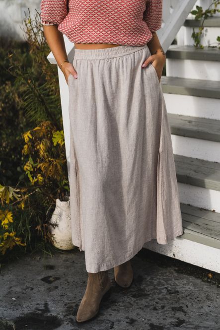 Hovedbilde Pennie Ginia HW Skirt Sand 