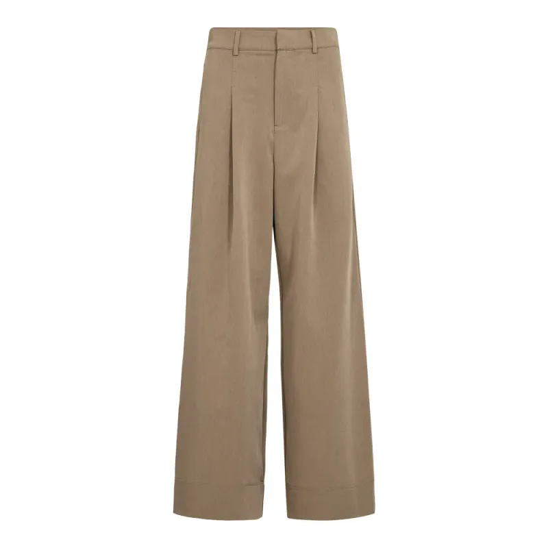 Melva Pleat Pant Faded Khaki 
