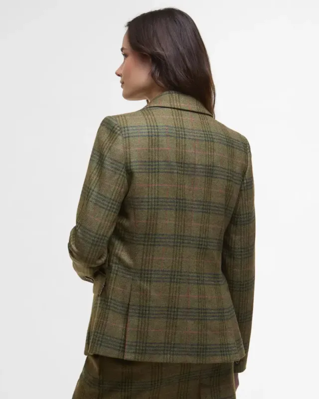 Carlby Tailored Jacket Dark Moss 