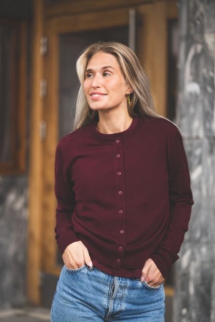 Hovedbilde Noelani Cardigan Tawny Port 