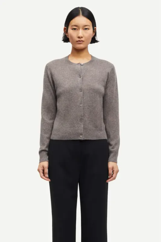Saboston Cardigan 6304 Grey Blue Melange 