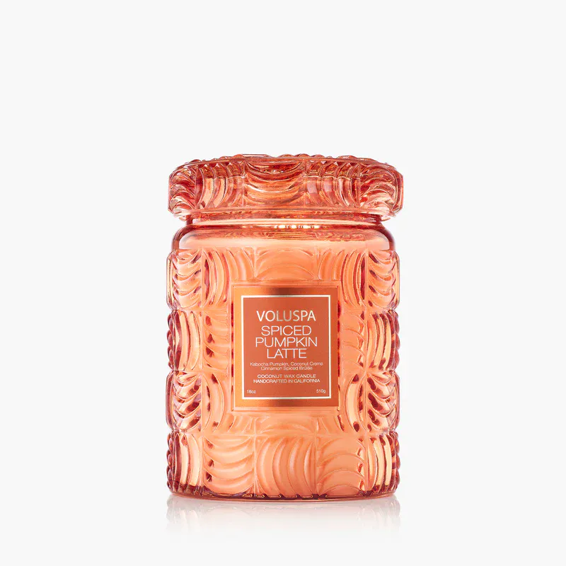 Large Jar Candle Spiced Pumpkin Latte 
