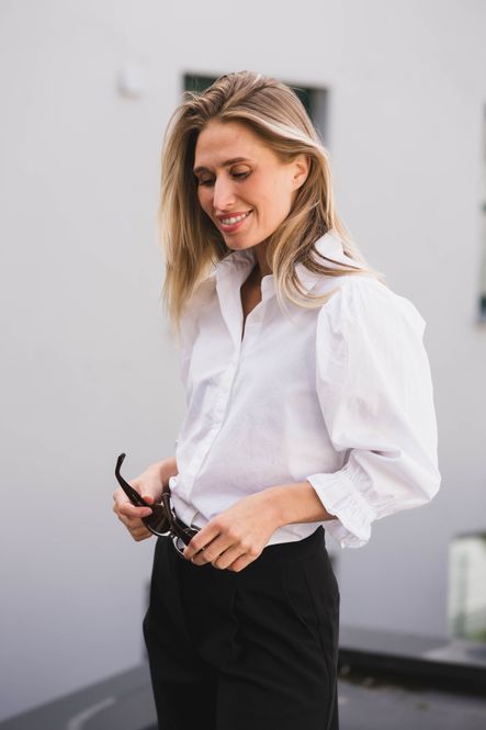 Hovedbilde Amy Blouse Sugar White Poplin