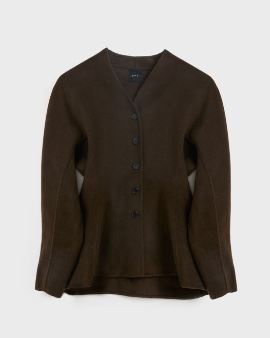 Hovedbilde Nadina Wool Jacket Dark Brown 