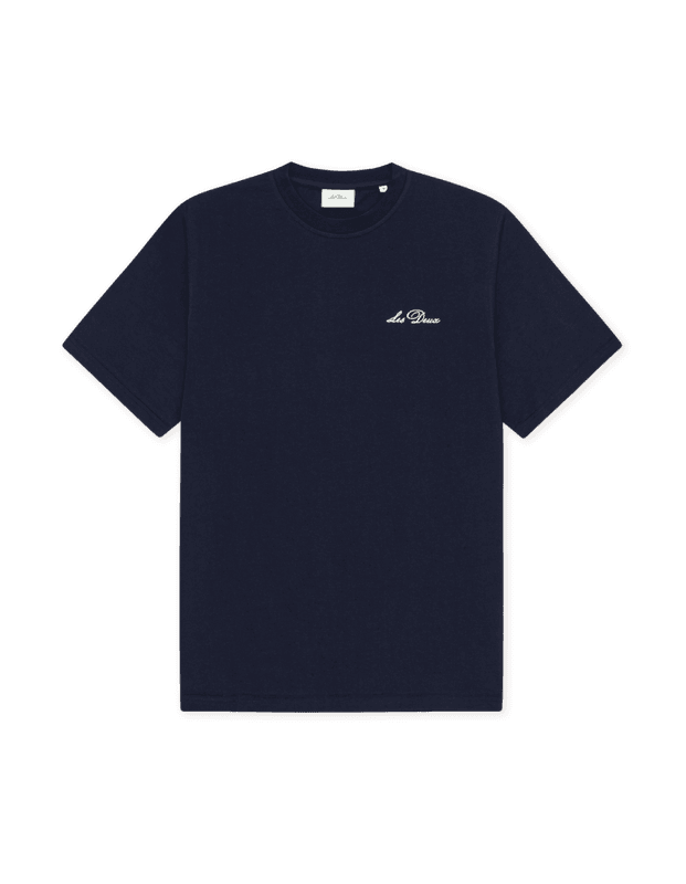 Signature Print T-Shirt Dark Navy 