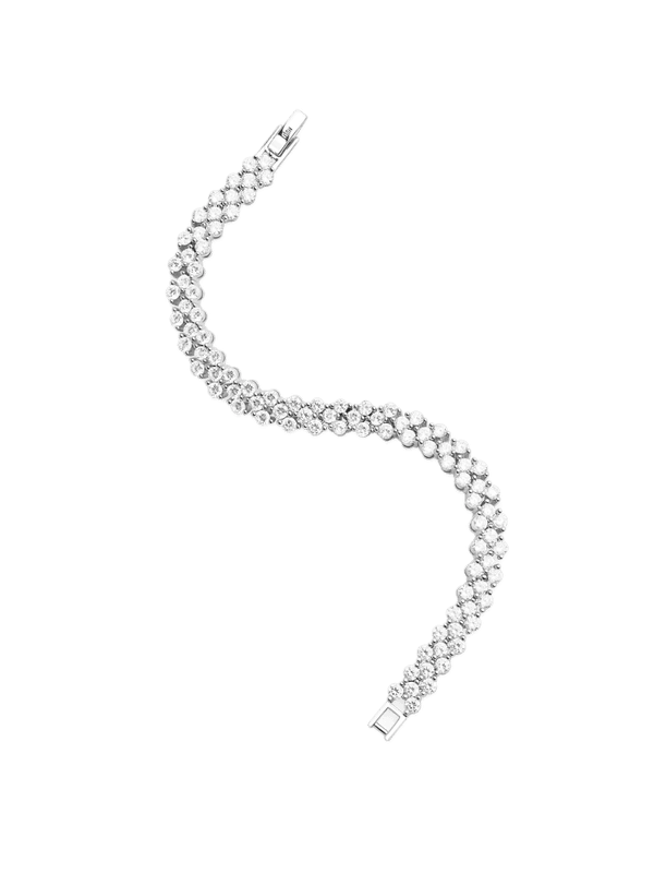 Evoke Tennis Bracelet Silver