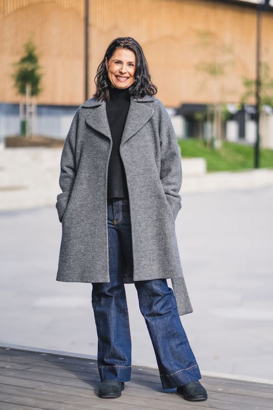 Wool Coat Mid Grey 