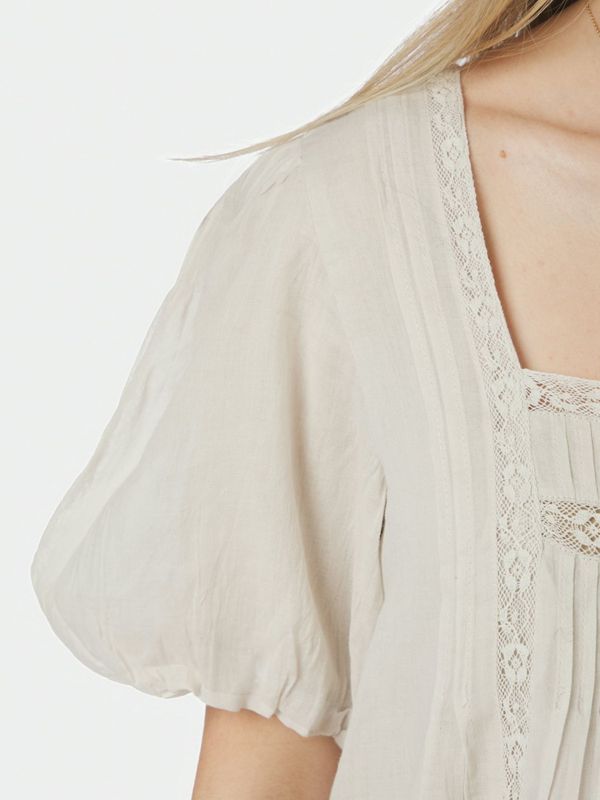 Tukana S Voile Blouse Ivory 