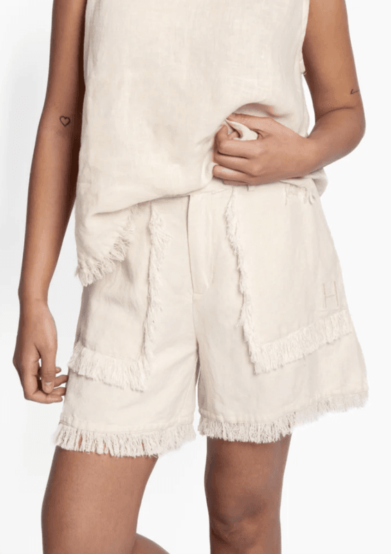 Lila Linen Shorts Summer Sand 