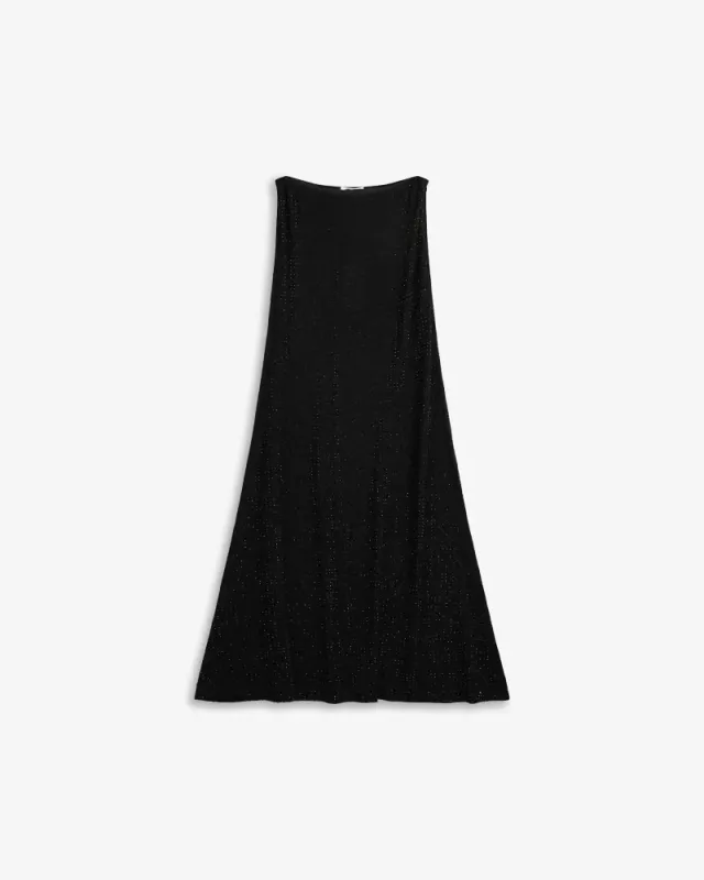 Luxe Sequin Skirt Black 