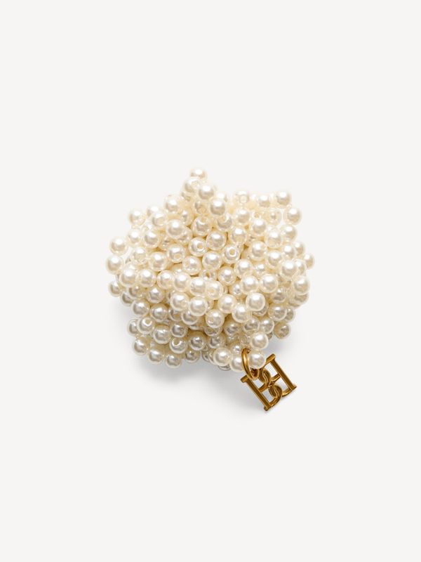 Helea Brooch Soft White 