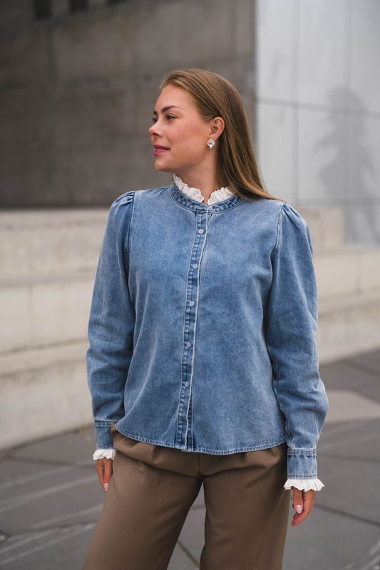 Imara Denim Shirt Light Blue 