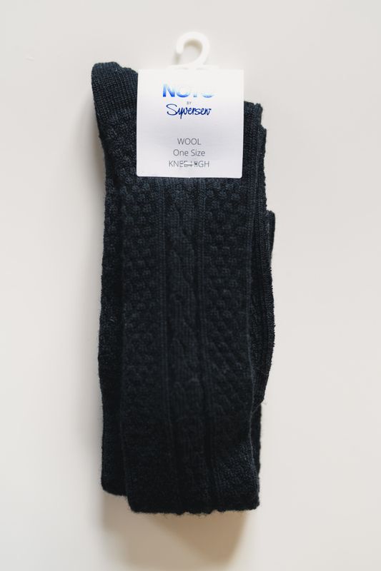 Note Wool Cable Kee High Black 