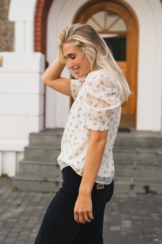 Roella Soft Fleur Blouse Creme 