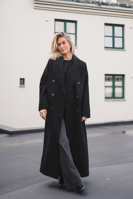 Hovedbilde Sajill Coat 15774 Black 