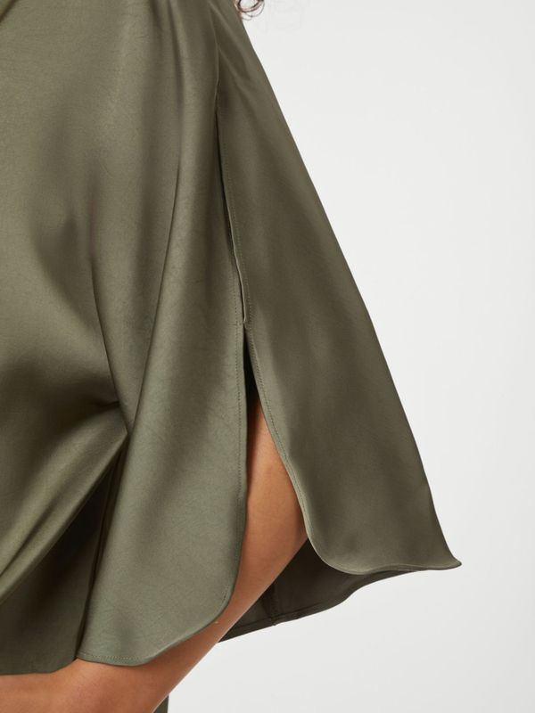 Liora Heavy Sateen Blouse Cold Army 