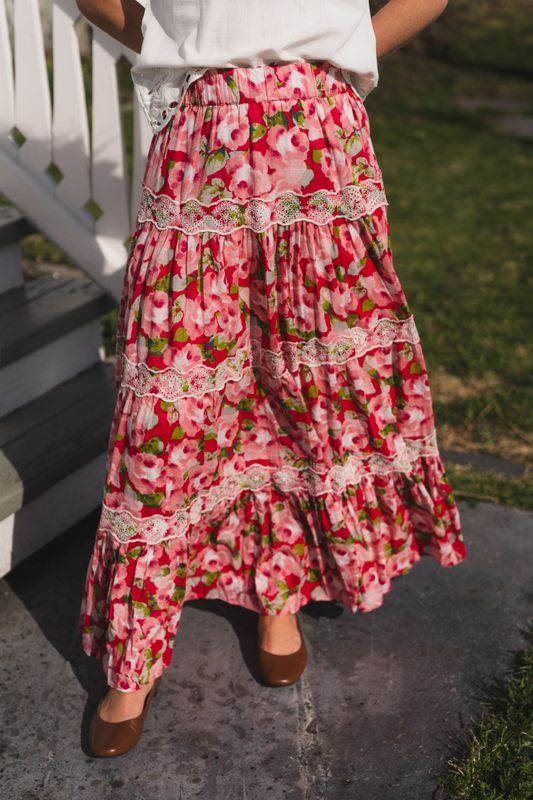 Cotton Slub Skirt Romace 