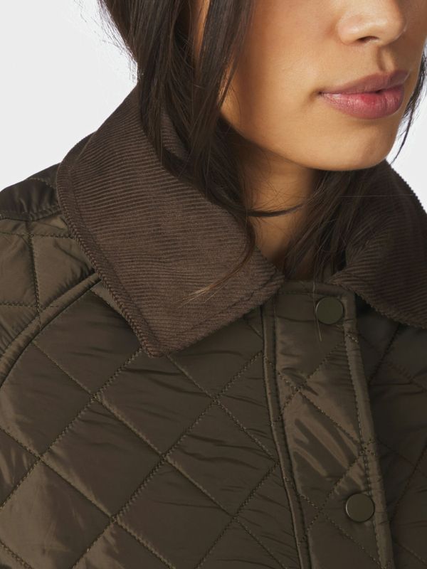 Iva Quilt Jacket Khaki 