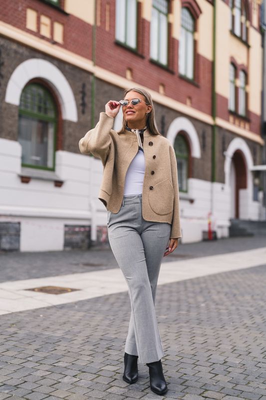 Clara 826 Mid Grey Melange Ankle 
