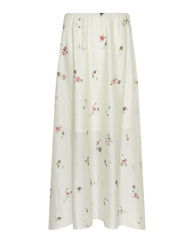 Faustina Skirt AOP Sand Flower 