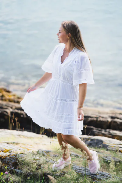Hovedbilde Milene S Voile Dress White 