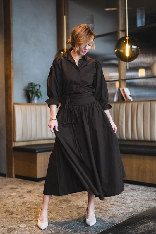 Astrid Skirt Chocolate 