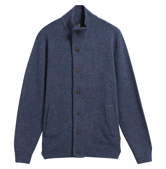 Hovedbilde Essent Patch Zip Through Knitted Jumper Indigo 