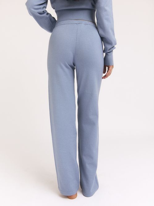 Hovedbilde Straight Knit Pants Blue 