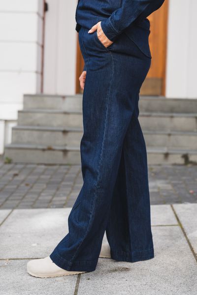 Hovedbilde Sarana Pants Rinse Blue Denim 